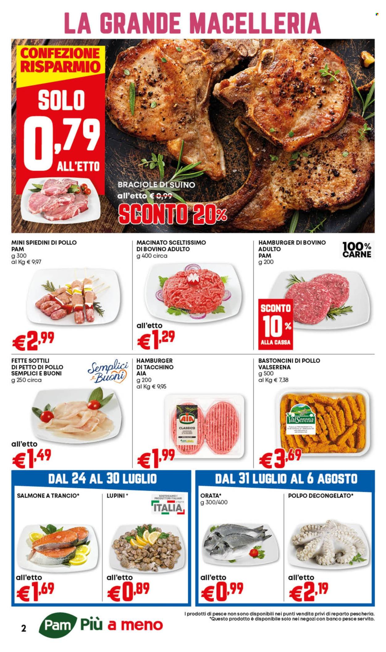 Volantino Pam Panorama - 24/7/2025 - 6/8/2025. Pagina 2