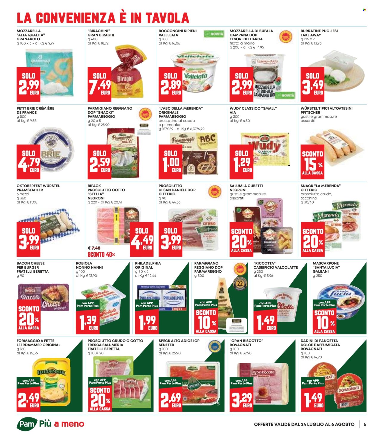 Volantino Pam Panorama - 24/7/2025 - 6/8/2025. Pagina 6