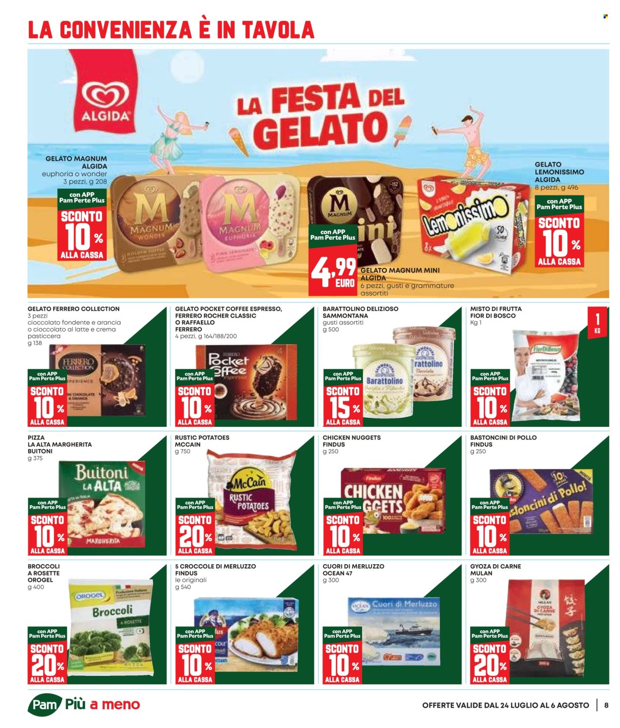 Volantino Pam Panorama - 24/7/2025 - 6/8/2025. Pagina 8