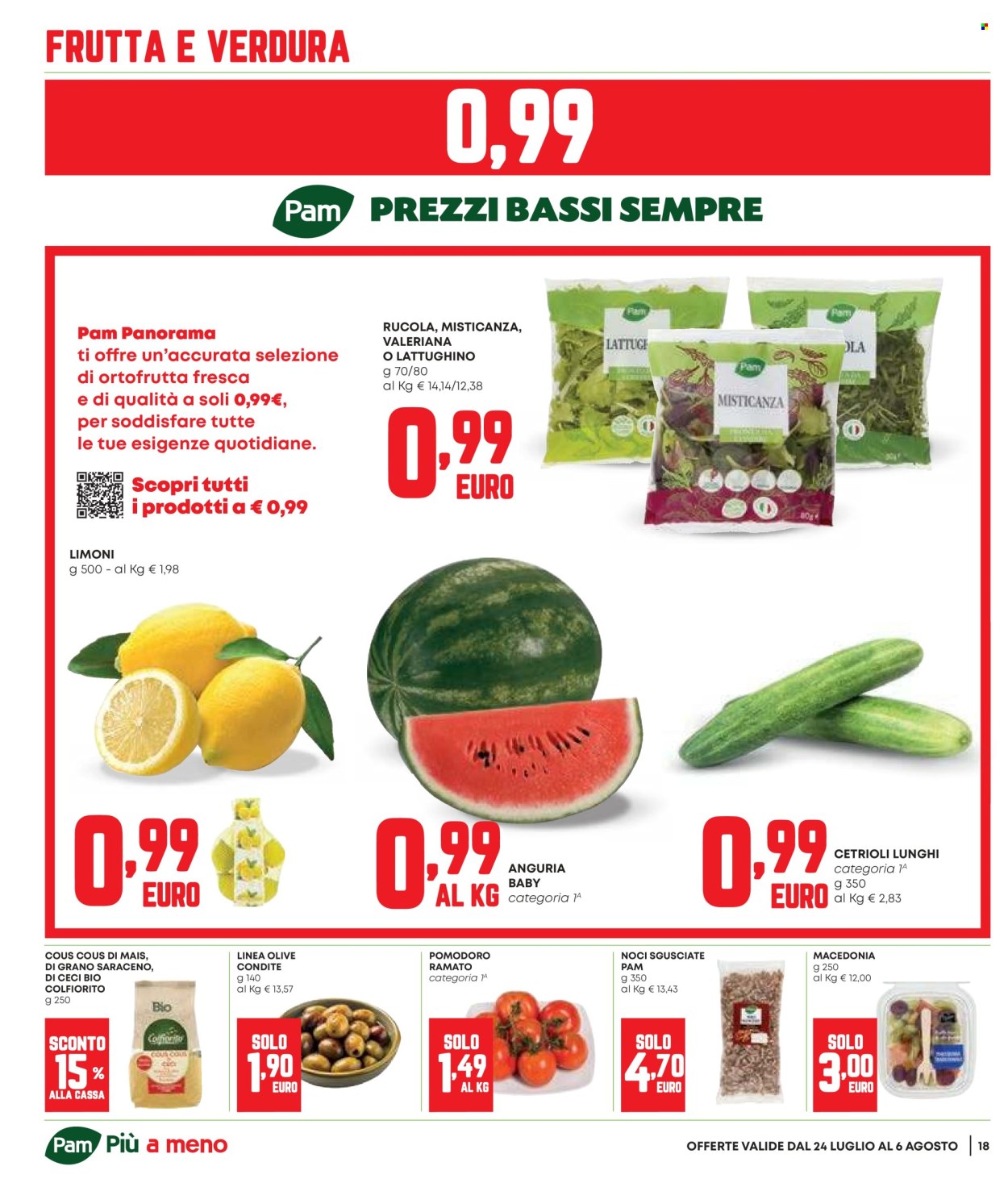 Volantino Pam Panorama - 24/7/2025 - 6/8/2025. Pagina 18
