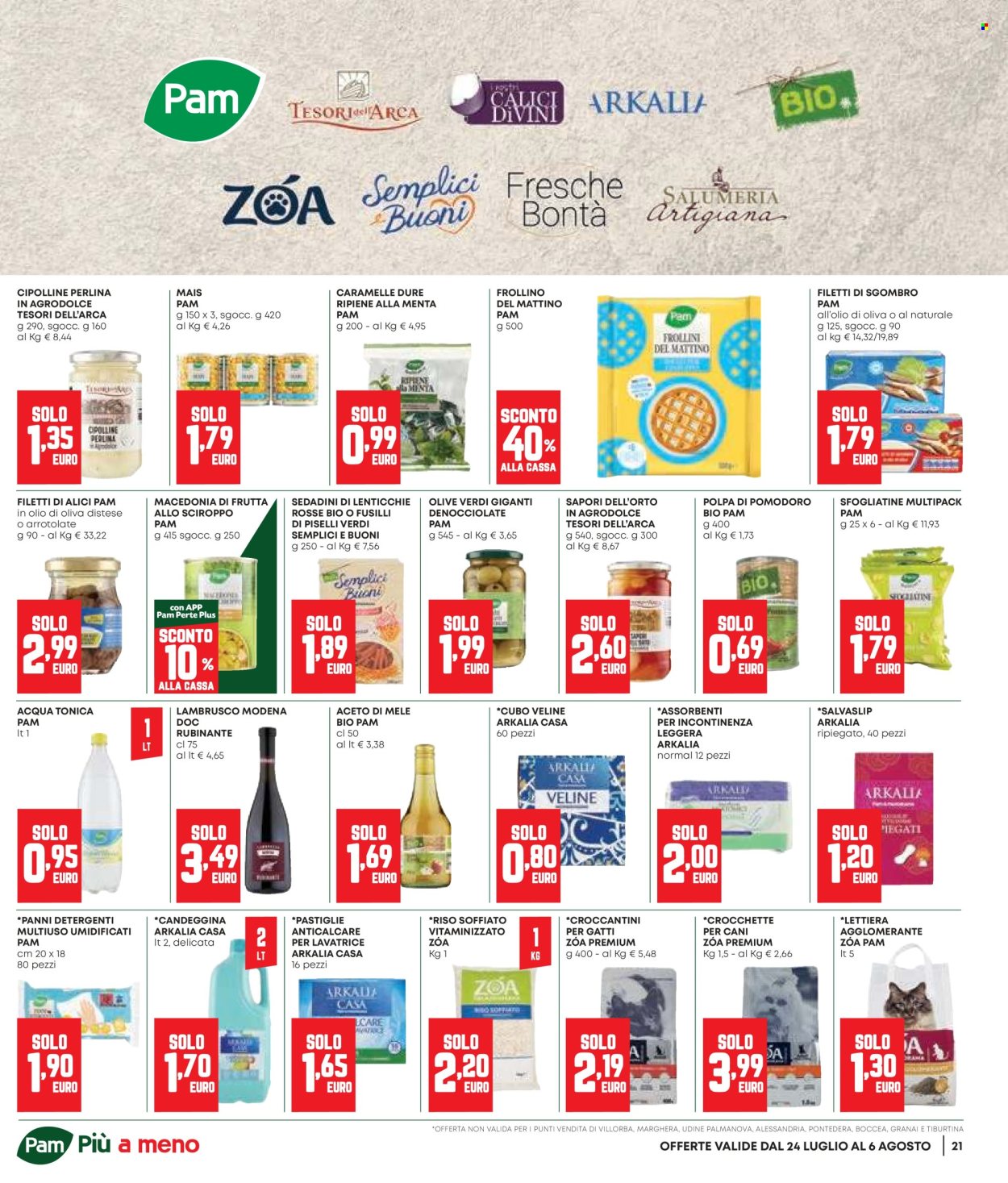 Volantino Pam Panorama - 24/7/2025 - 6/8/2025. Pagina 21