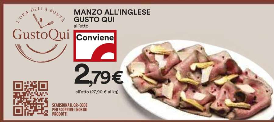 Manzo all'inglese Gusto Qui
