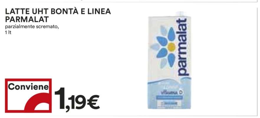 LATTE UHT BONTÀ E LINEA PARMALAT
