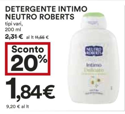 DETERGENTE INTIMO NEUTRO ROBERTS