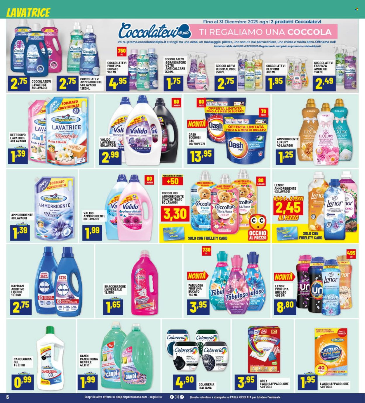 Volantino Risparmio Casa - 24/7/2025 - 10/8/2025. Pagina 6