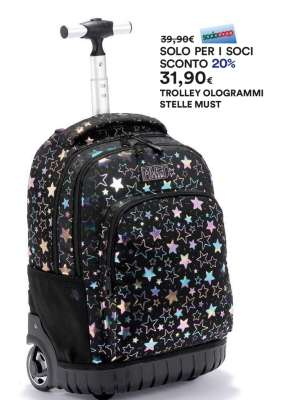 TROLLEY OLOGRAMMI STELLE MUST