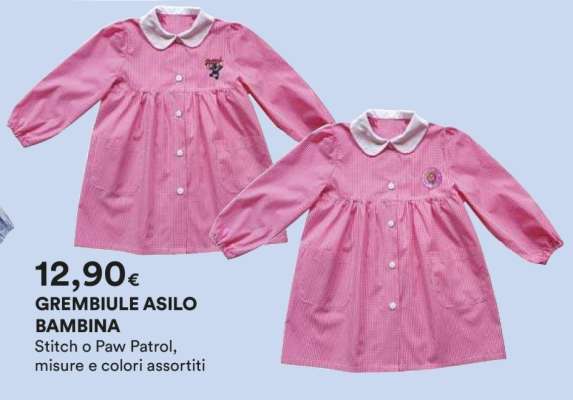 GREMBIULE ASILO BAMBINA