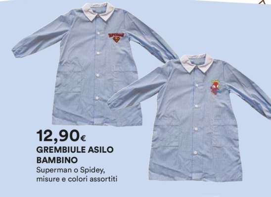 GREMBIULE ASILO BAMBINO