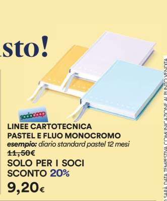 LINEE CARTOTECNICA PASTEL E FLUO MONOCROMO