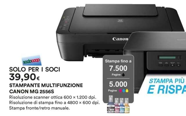 STAMPANTE MULTIFUNZIONE CANON MG 2556S