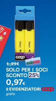 2 EVIDENZIATORI coop