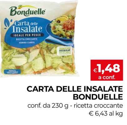CARTA DELLE INSALATE BONDUELLE