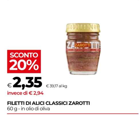 FILETTI DI ALICI CLASSICI ZAROTTI