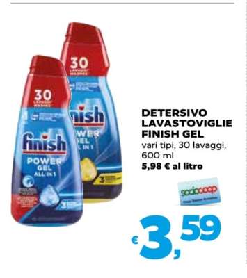 DETERSIVO LAVASTOVIGLIE FINISH GEL