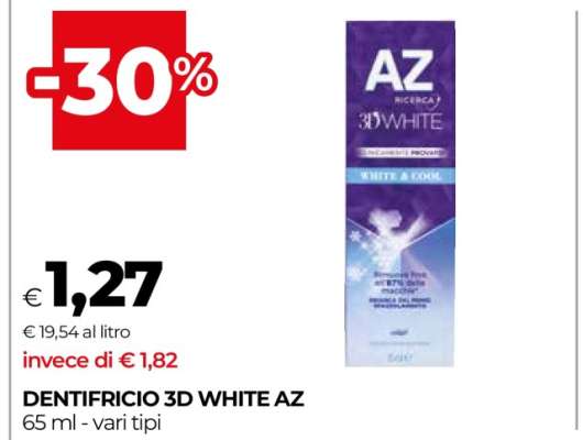 DENTIFRICIO 3D WHITE AZ
