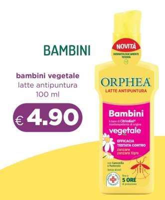 ORPHEA Latte Antipuntura Bambini