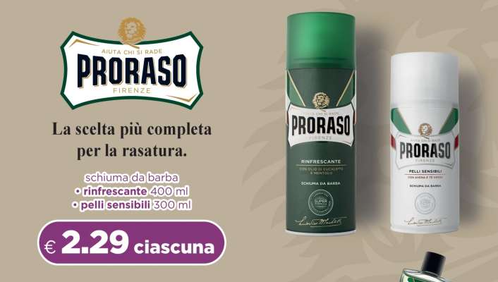 PRORASO SCHIUMA DA BARBA