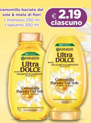 Garnier Ultra Dolce Camomilla Baciata Dal Sole & Miele di Fiori