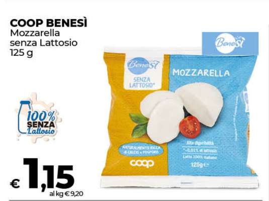 COOP BENESÌ MOZZARELLA SENZA LATTOSIO