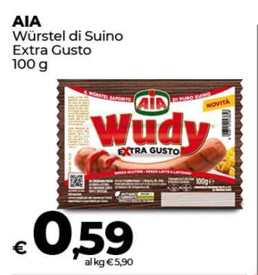 AIA Würstel di Suino Extra Gusto