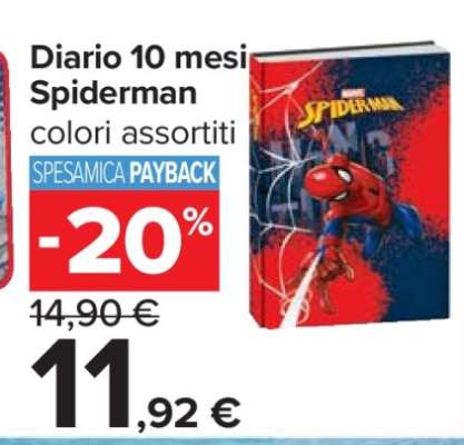 Diario 10 mesi Spiderman