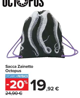 Sacca Zainetto Octopus