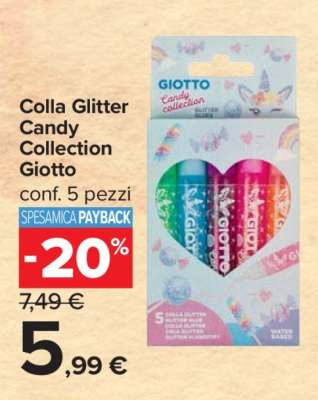 Colla Glitter Candy Collection Giotto