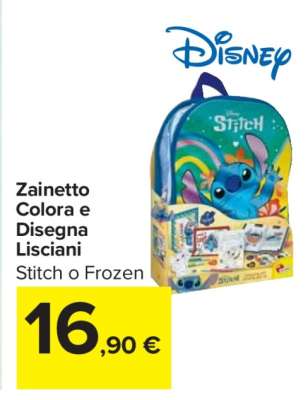Zainetto Colora e Disegna Lisciani