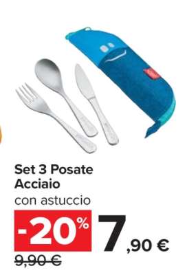 Set 3 Posate Acciaio
