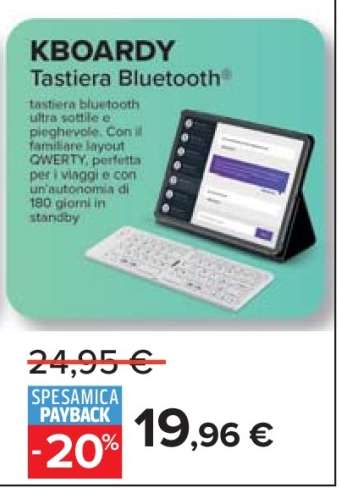KBOARDY Tastiera Bluetooth