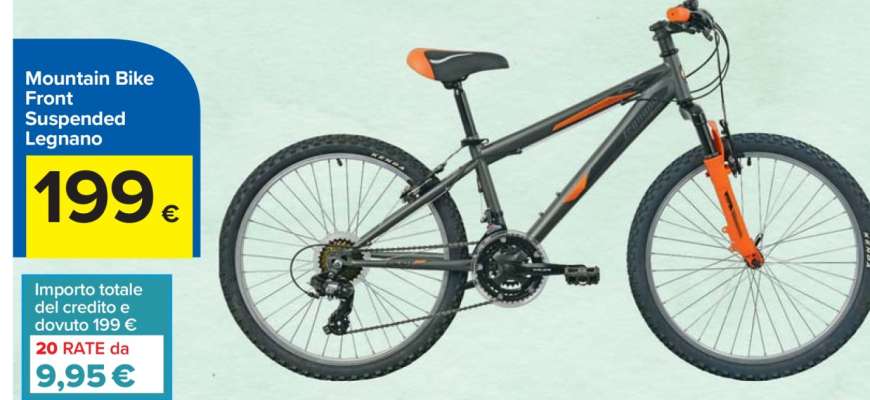 Mountain Bike Front Suspended Legnano