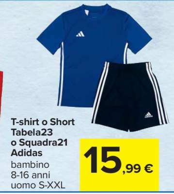T-shirt o Short Tabela23 o Squadra21 Adidas