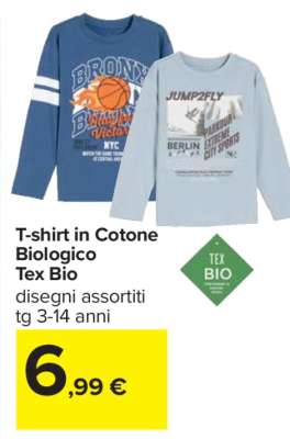 T-shirt in Cotone Biologico