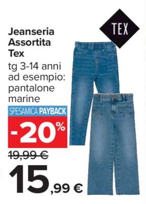 Jeanseria Assortita Tex