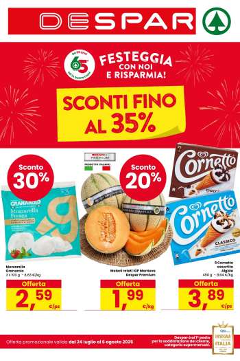 Volantino Despar - 24/7/2025 - 6/8/2025.