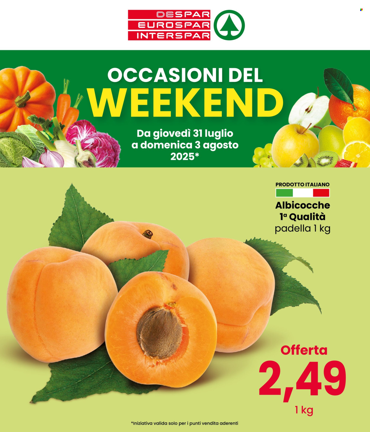 Volantino Despar - 31/7/2025 - 3/8/2025. Pagina 1