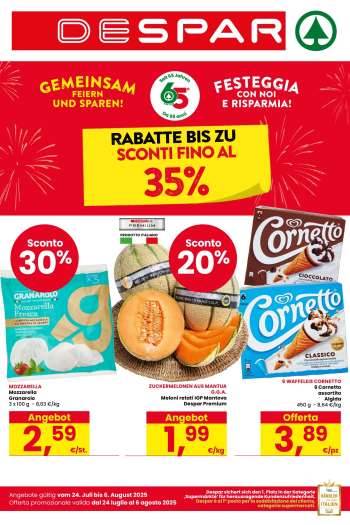 Volantino Despar - 24/7/2025 - 6/8/2025.
