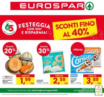 Volantino Eurospar - 24/7/2025 - 6/8/2025.