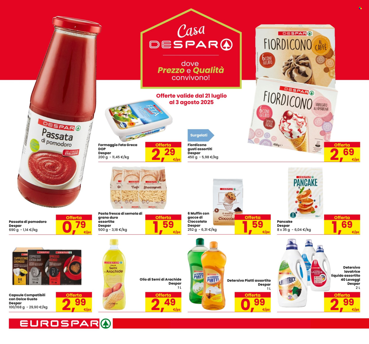 Volantino Eurospar - 24/7/2025 - 6/8/2025. Pagina 4