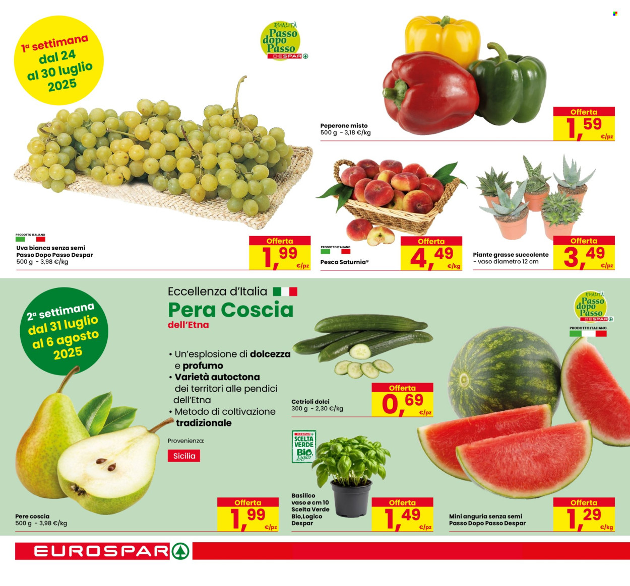 Volantino Eurospar - 24/7/2025 - 6/8/2025. Pagina 8