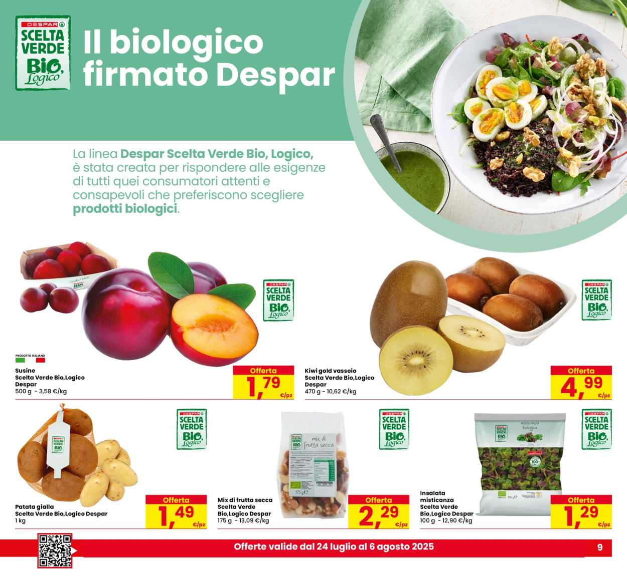 Volantino Eurospar - 24/7/2025 - 6/8/2025. Pagina 9