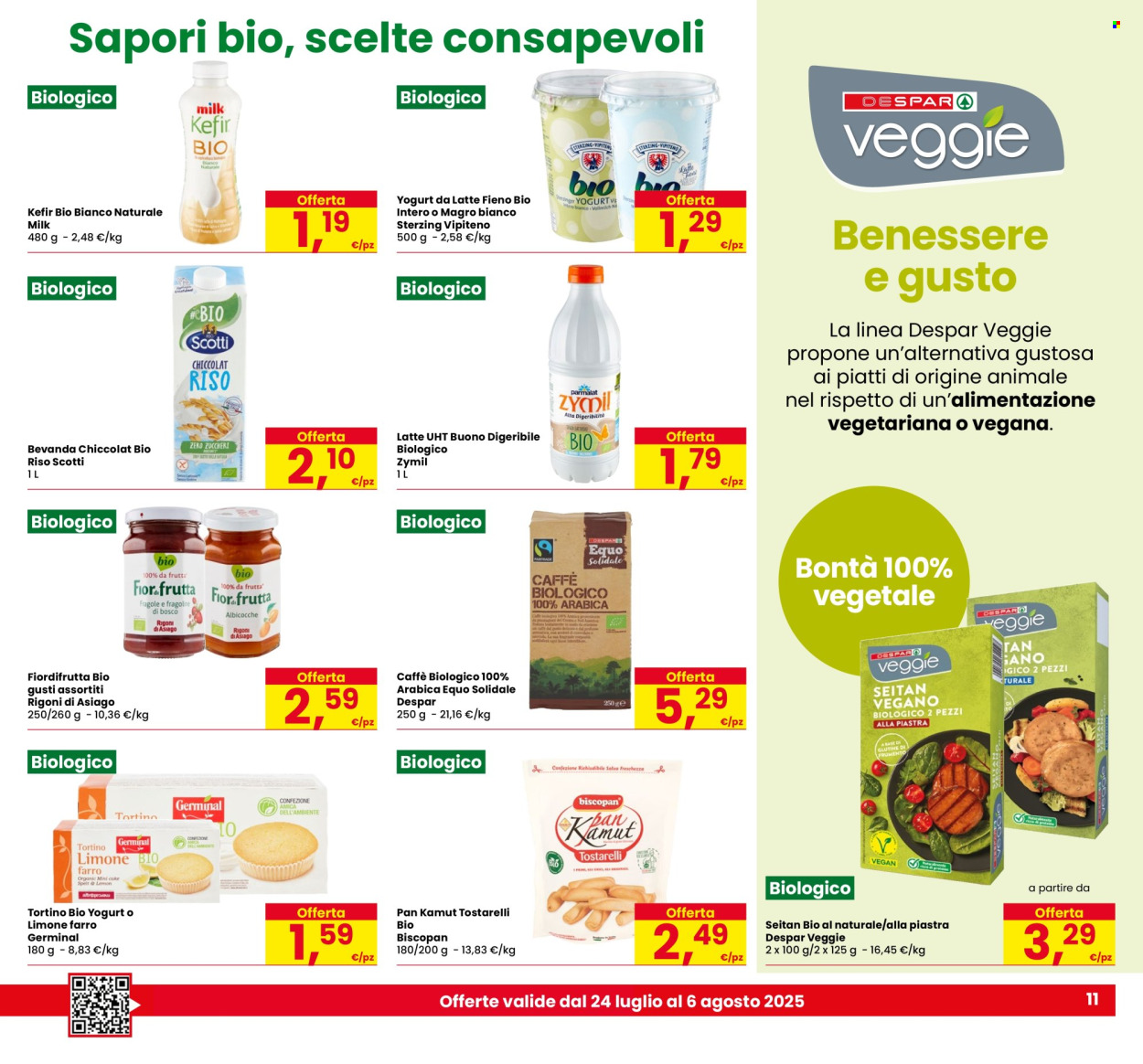 Volantino Eurospar - 24/7/2025 - 6/8/2025. Pagina 11