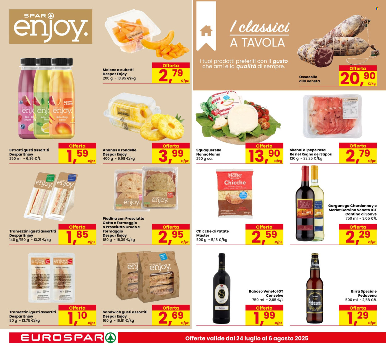 Volantino Eurospar - 24/7/2025 - 6/8/2025. Pagina 12