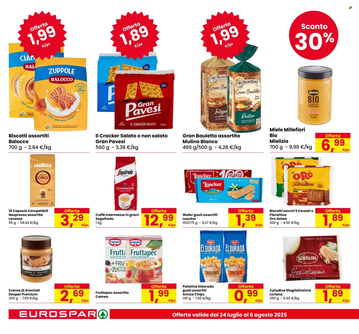 Volantino Eurospar - 24/7/2025 - 6/8/2025. Pagina 18