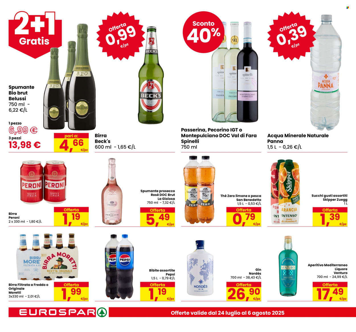 Volantino Eurospar - 24/7/2025 - 6/8/2025. Pagina 20