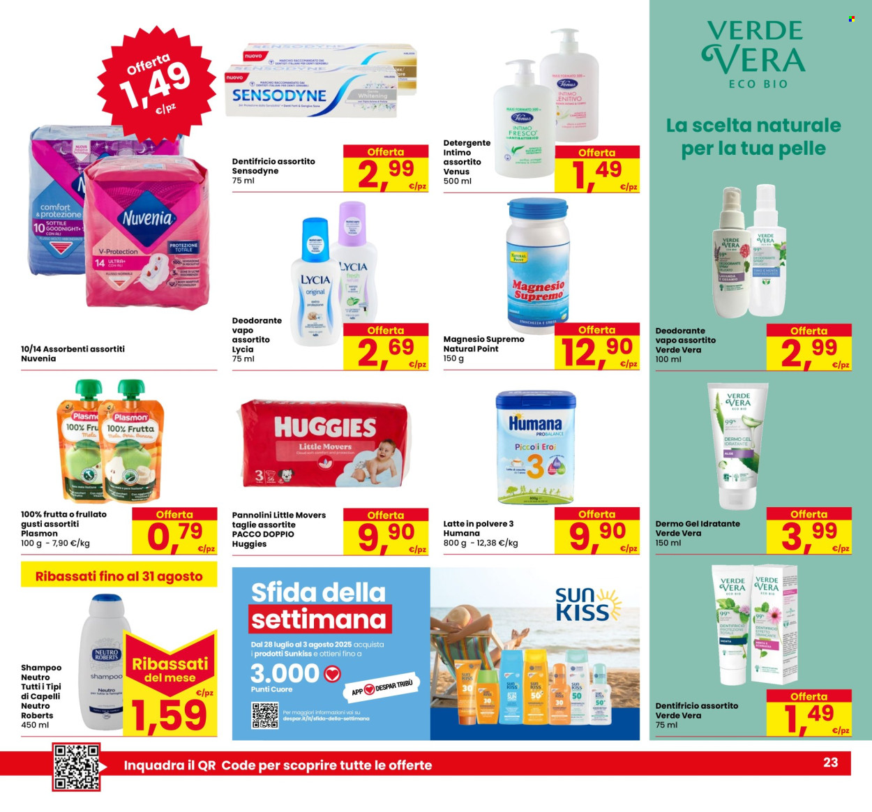 Volantino Eurospar - 24/7/2025 - 6/8/2025. Pagina 23