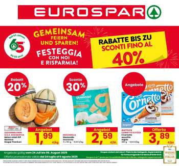 Volantino Eurospar - 24/7/2025 - 6/8/2025.