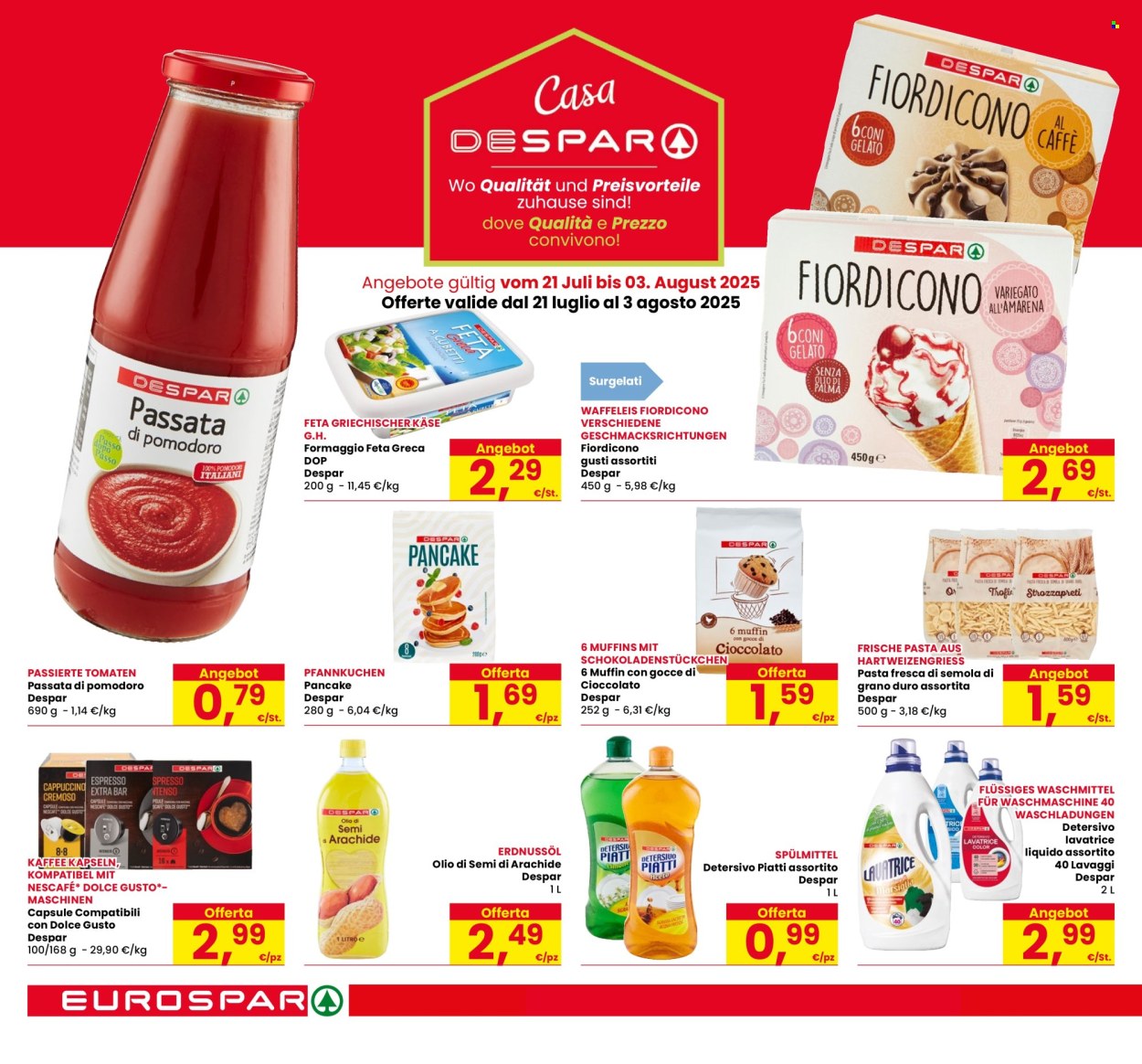 Volantino Eurospar - 24/7/2025 - 6/8/2025. Pagina 4