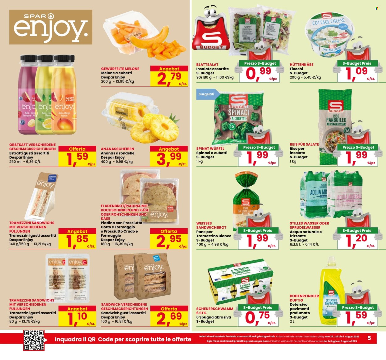 Volantino Eurospar - 24/7/2025 - 6/8/2025. Pagina 5