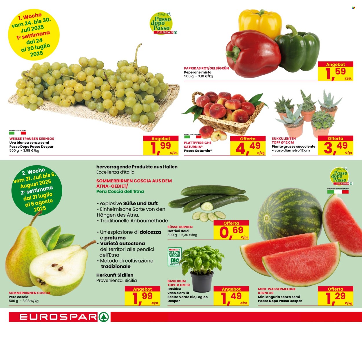 Volantino Eurospar - 24/7/2025 - 6/8/2025. Pagina 8